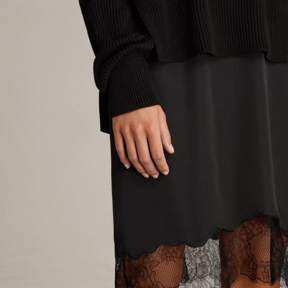 AllSaints Eloise long sleeve dress (2 pieces) - Picture 2 of 5